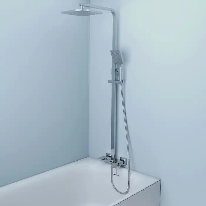 Душевая система IDDIS Bild BILSB1Fi06 для ванны с изливом цвет, Глянцевый хром фото 6