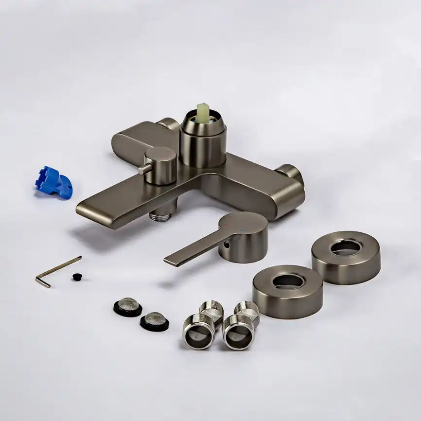 Смесители для ванны AVS Elegant 811-411-GM, оружейная сталь фото 5