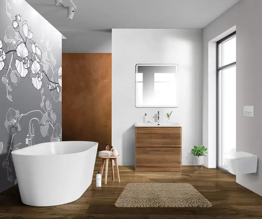 Тумба под раковину BelBagno ALBANO-800-2C-PIA-RR напольная Rovere Rustico фото 10