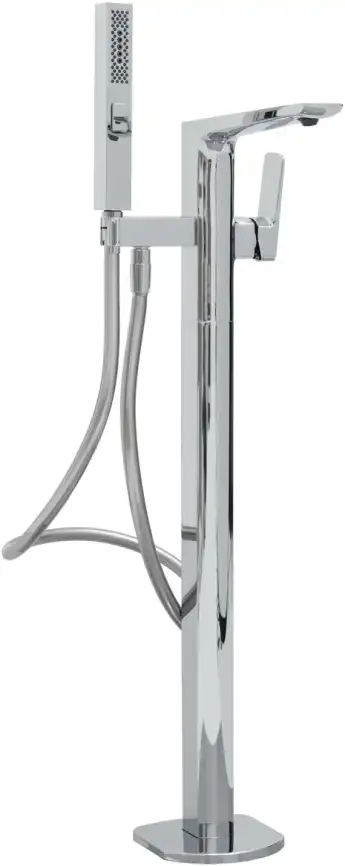 Напольный смеситель для ванны Allen Brau Infinity 5.21009-00, однорычажный, с внутренней частью, Хром фото 7