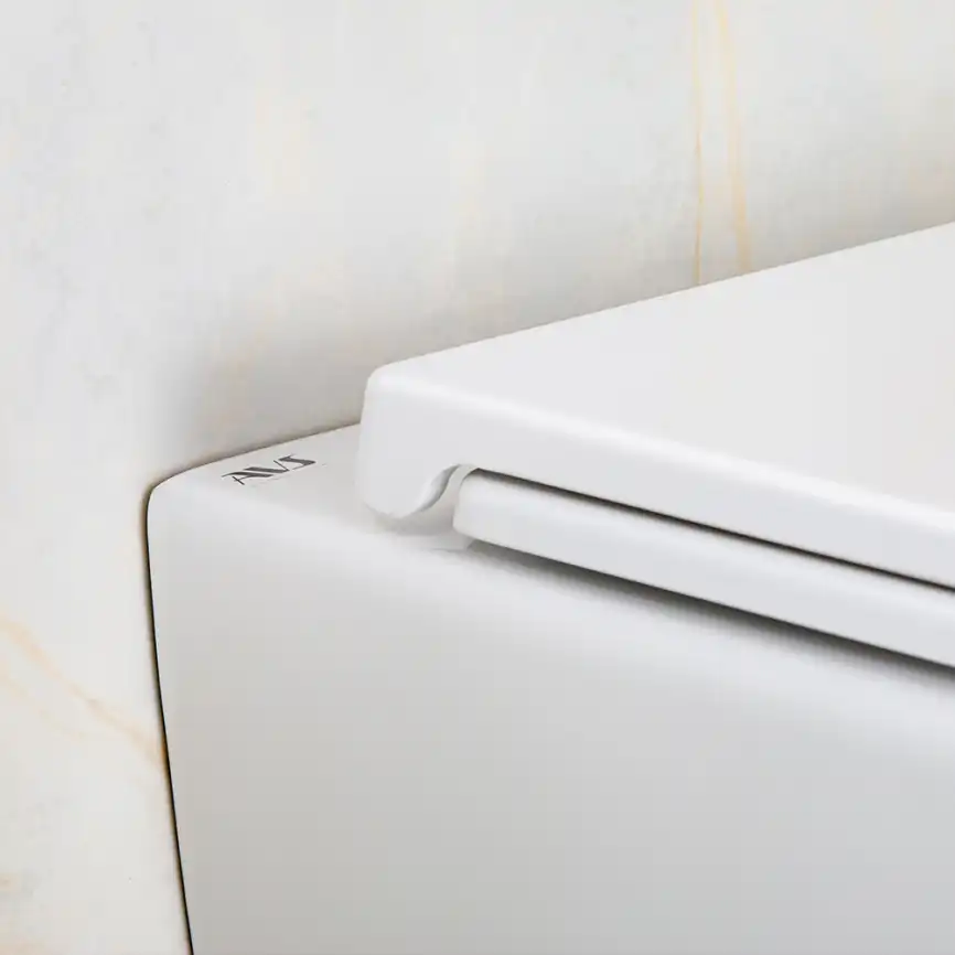 Унитаз подвесной AVS Атлант 801-0045-P-T2-GW безободковый, со смывом Торнадо, белый фото 9