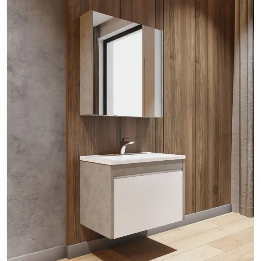 Зеркальный шкаф AURA ЭЛЕН 75 фото 2