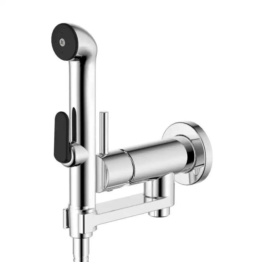 Смеситель с гигиеническим душем Aquatek Ника AQ1819CR, Хром фото 1