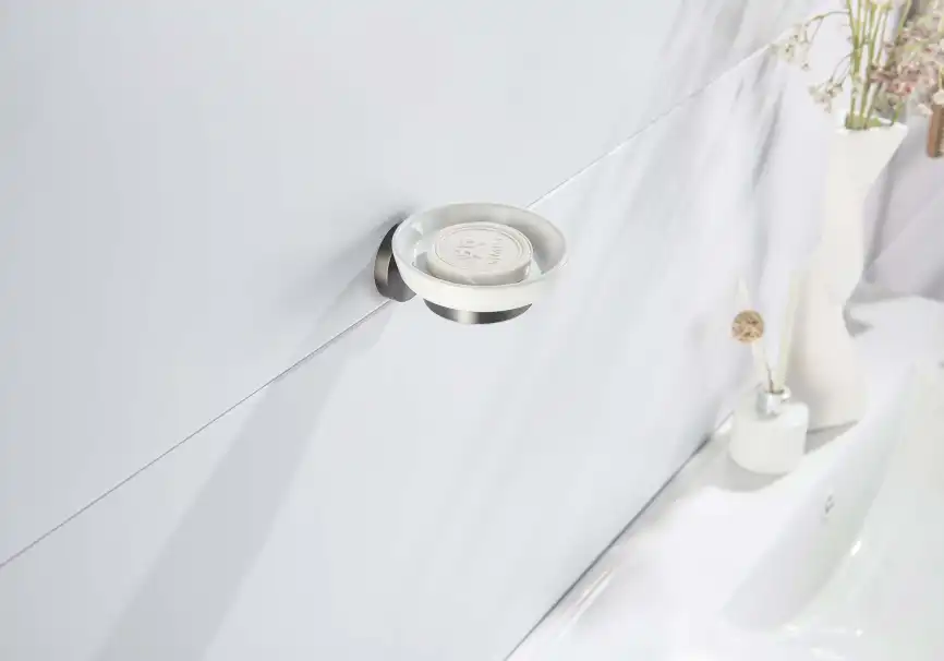 Мыльница для ванной Aquatek Бетта AQ4603BGM, Оружейная сталь фото 3