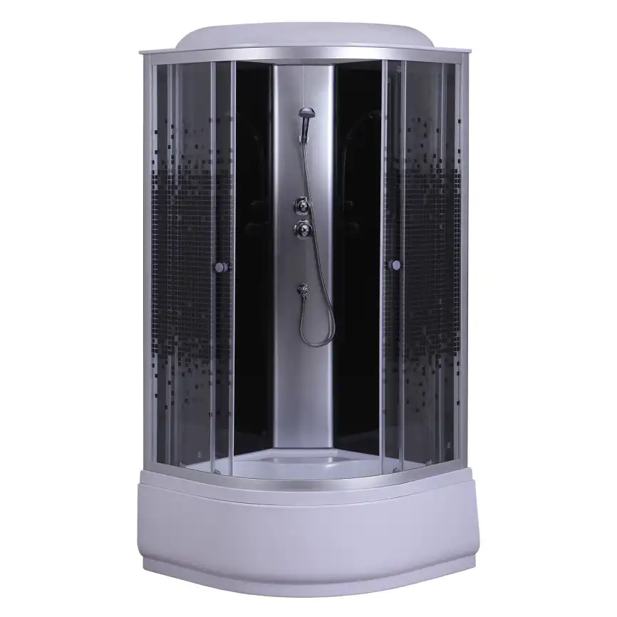 Душевая кабина Loranto 80х80 CS-6680K 80*80*215, средний поддон, цвет профиля хром фото 1