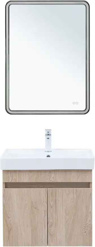 Тумба под раковину Aquanet Оптима 60 дуб светлый, 344803 фото 9