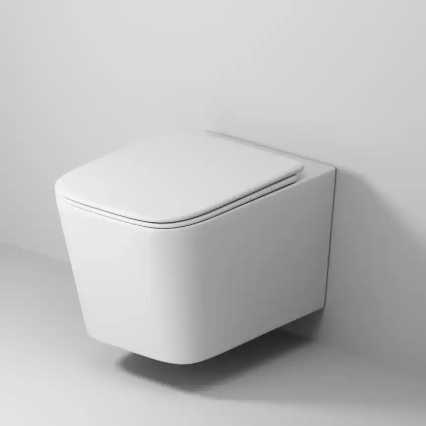 Подвесной унитаз Grossman GR-4404MSQ безободковый, смыв торнадо, Белый матовый фото 1