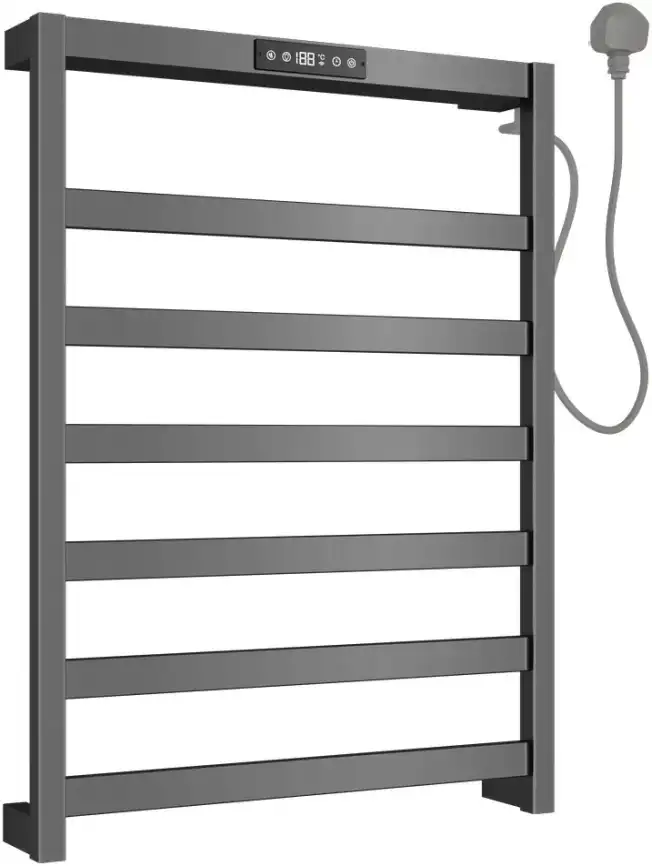 Полотенцесушитель электрический Allen Brau Reality 642х472 7.32000-GM, графит матовый фото 1