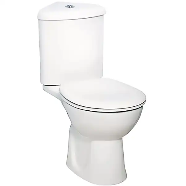 Унитаз компакт Vitra Arkitekt 9754B003-7201 угловой с бачком и сиденьем Микролифт фото 1