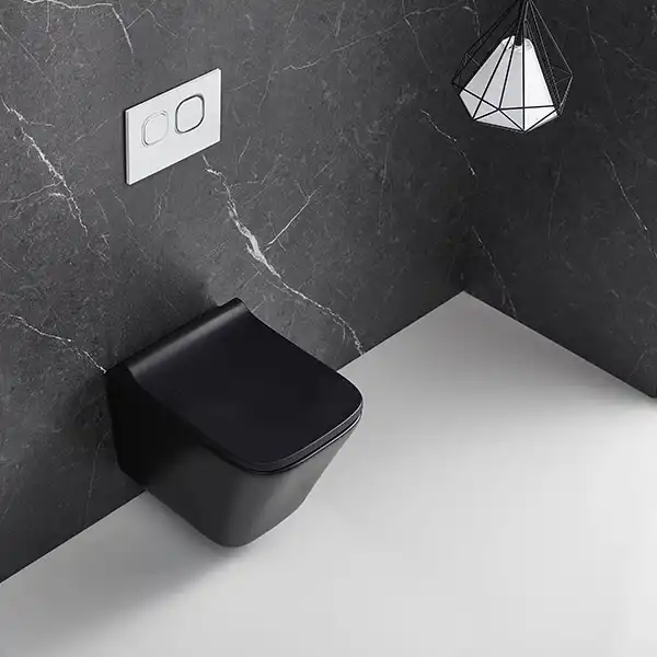 Унитаз подвесной AVS Модерн 801-0042-P-R-MB безободковый, черный матовый фото 2