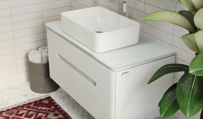 Тумба под раковину Jorno BOSKO 100 Bos.01.100/P/W Белая фото 9