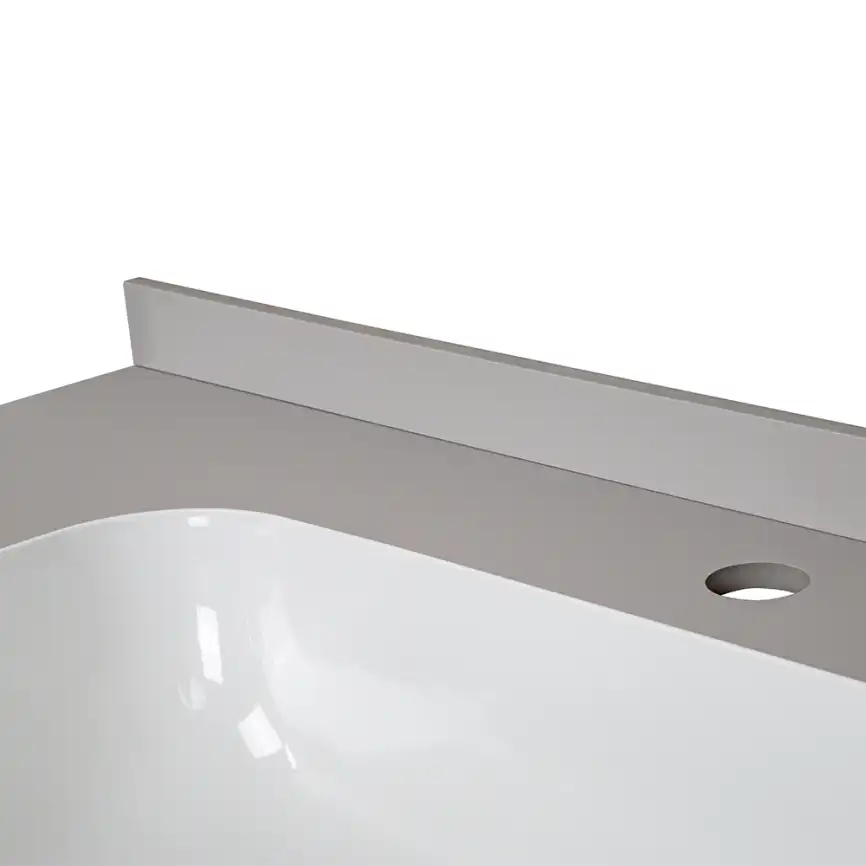 Раковина мебельная AVS Шарм 80x56 белая/серая фото 6