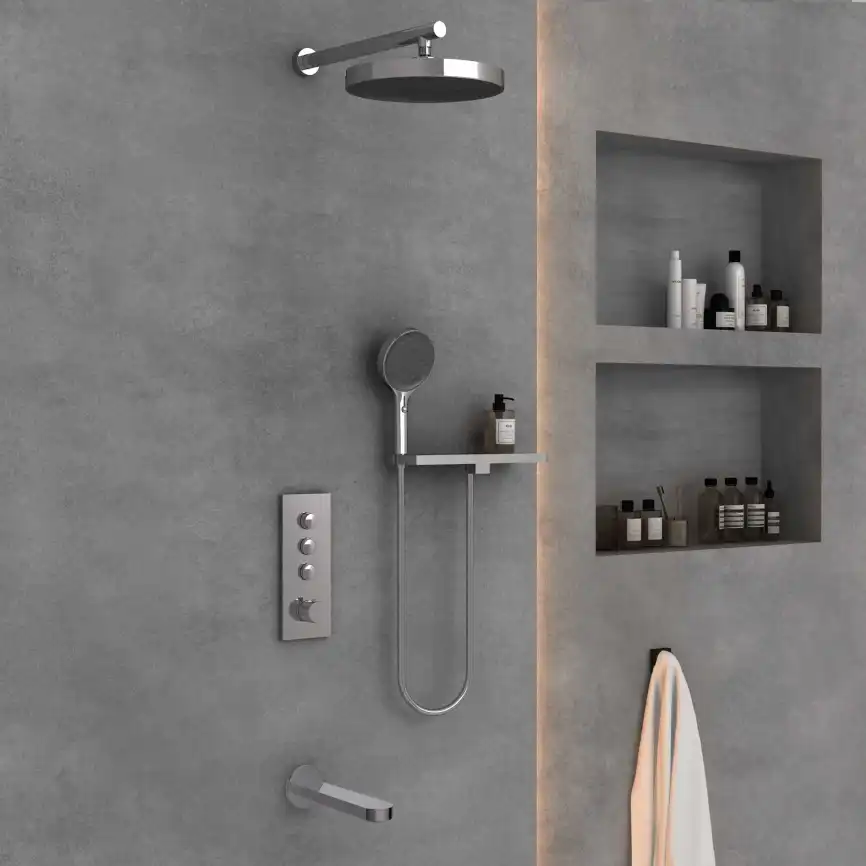 Душевая система  Vincea Inspire VSFW-433TI5RCH VSFW-433TI5RCH встраиваемая, хром фото 1