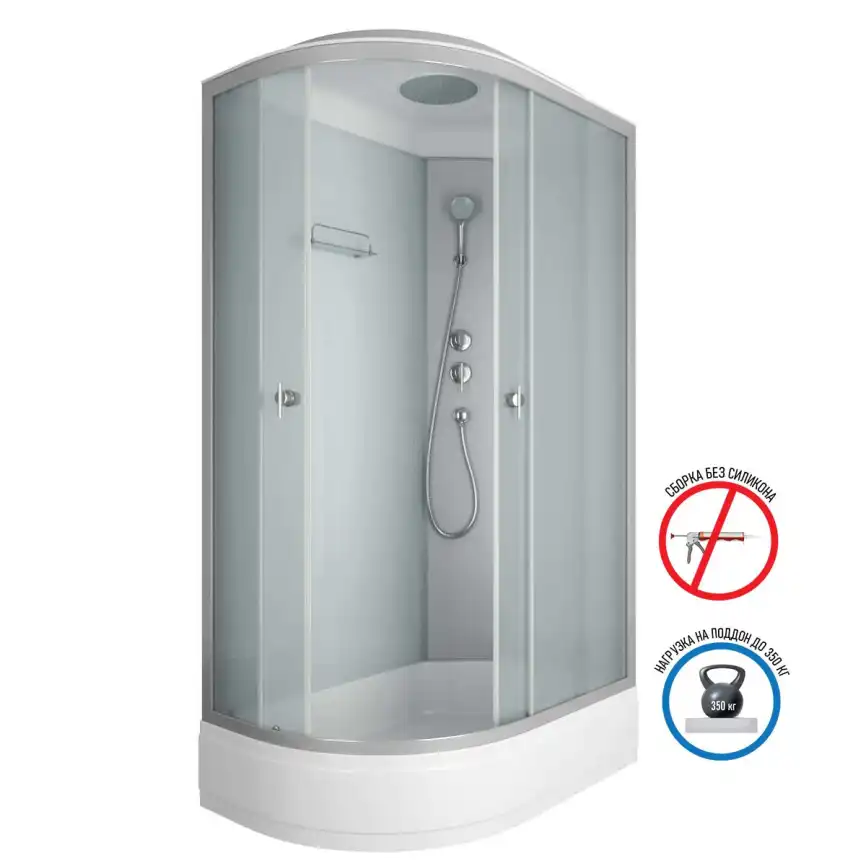 Душевая кабина Niagara Eco 120х80х215 NG-3324-14R средний поддон, без гидромассажа фото 1