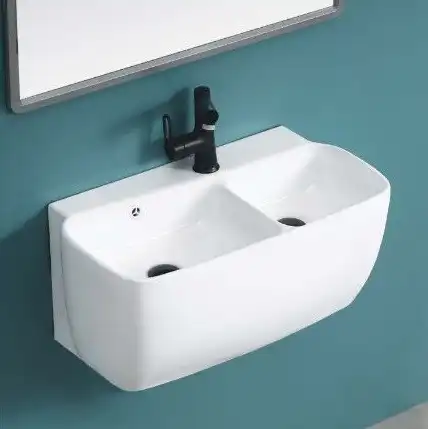 Умывальник CeramaLux A1009 680х360х300 Подвесная цвет Белый фото 1