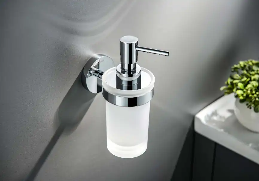 Дозатор для жидкого мыла Aquatek Европа AQ4105CR, Хром фото 3