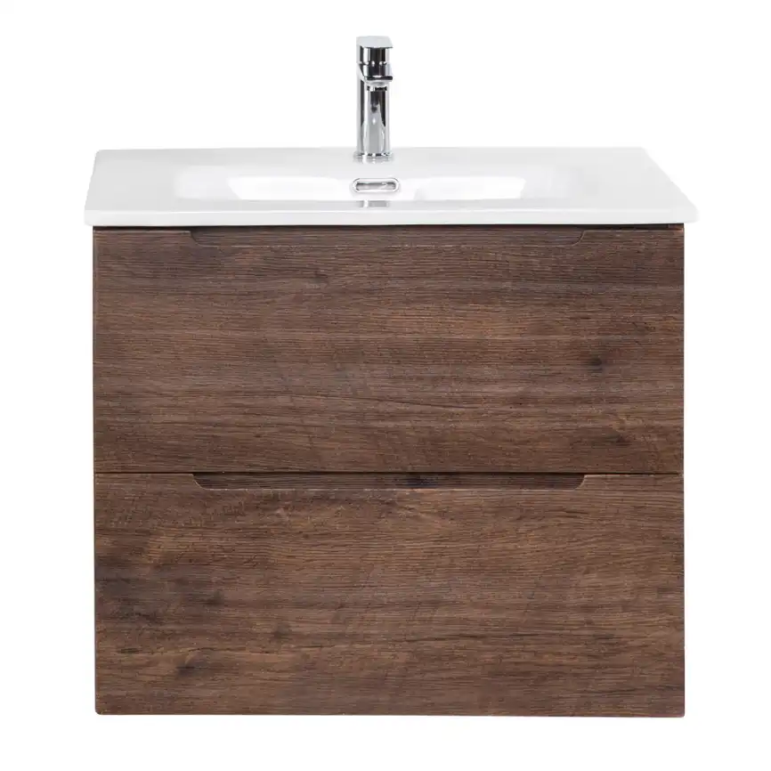 Тумба под раковину BelBagno ETNA-600-2C-SO-RW-P подвесная Rovere Moro фото 1