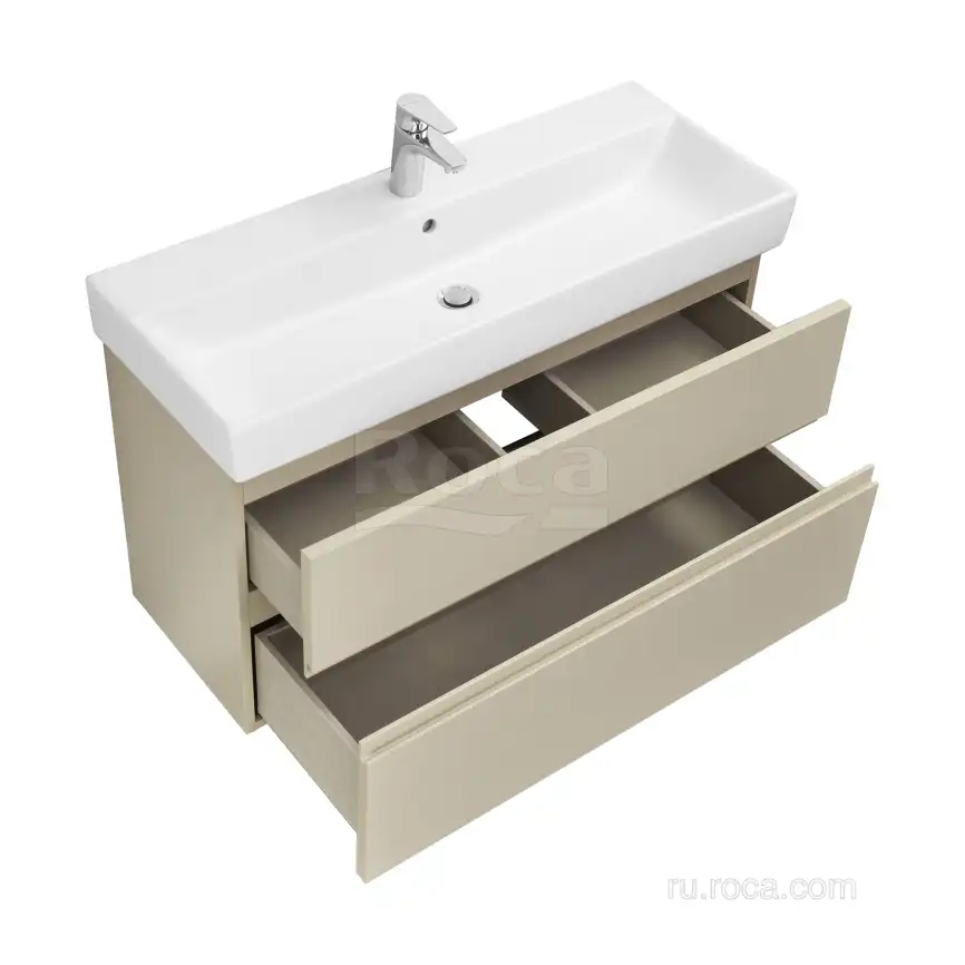 Тумбы под раковину Roca Oleta 100 A857641515 подвесная, цвет, Капучино фото 4
