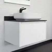 Тумба с умывальником Comforty Марсель 75 Белый, 00-00013395 фото 2