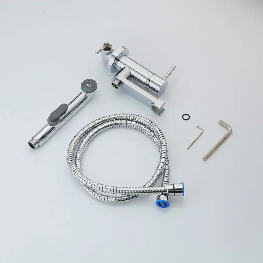 Смеситель с гигиеническим душем Aquatek Ника AQ1819CR, Хром фото 5