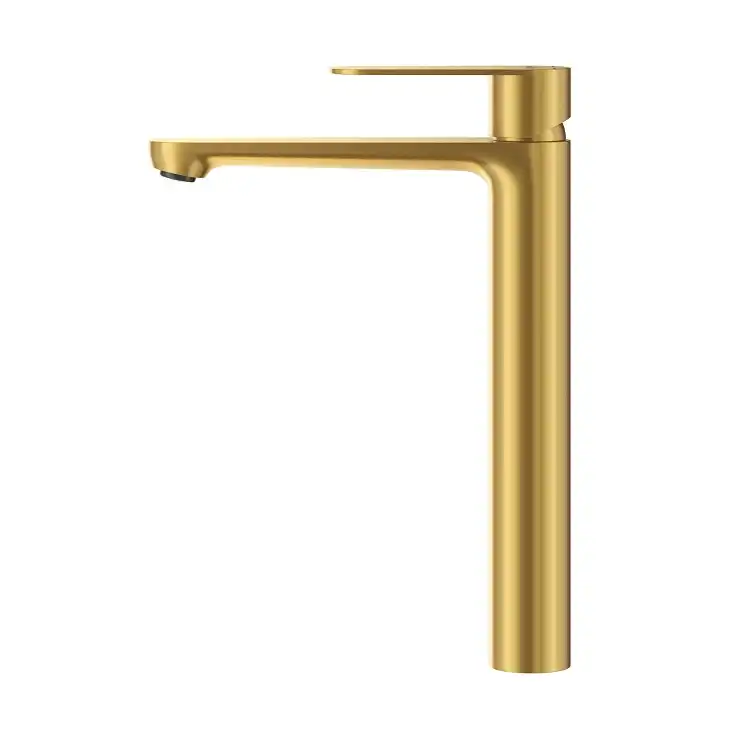 Смеситель для накладной раковины Cezares STYLUS-LC-BORO-W0, Брашированное золото фото 2