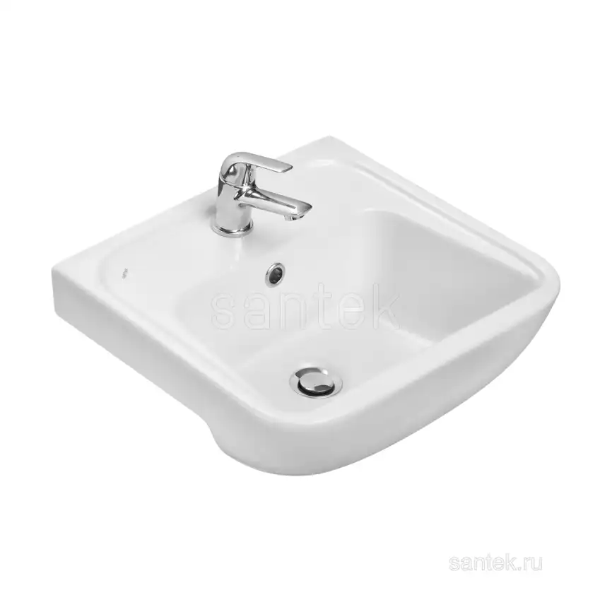 Раковина Santek Лонги 450х420 отверстие под смеситель 1WH501753 фото 1