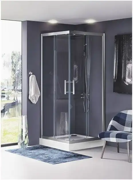 Душевой уголок Aquanet Delta Cube NPE1142 90x90, прозрачное стекло фото 11