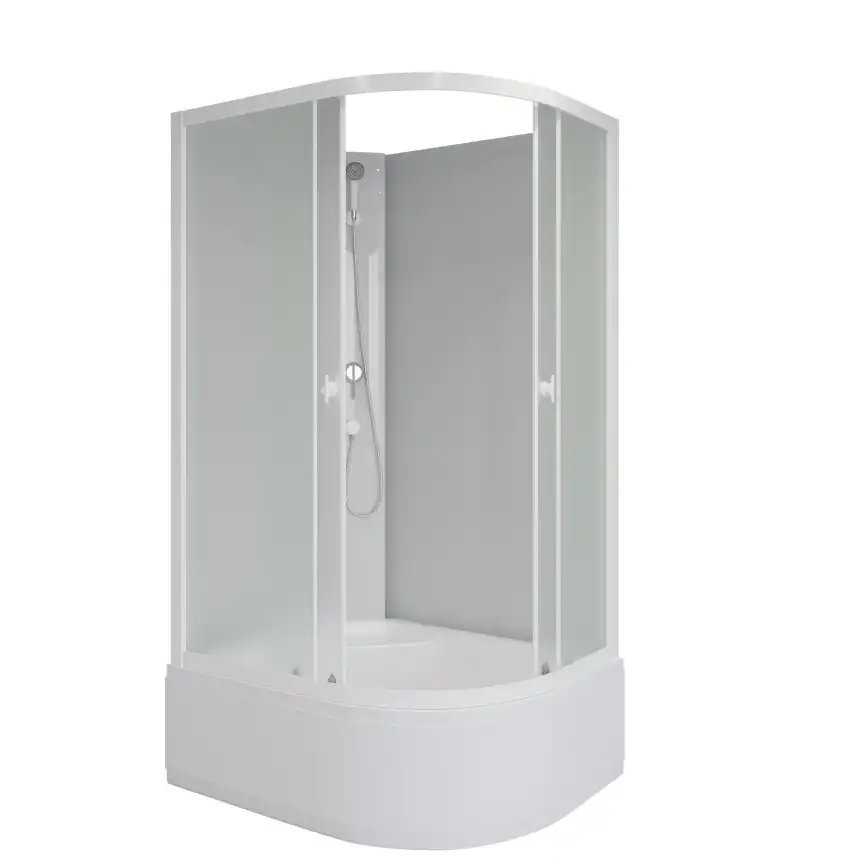 Душевая кабина Niagara Promo 110х80х195 P110/80/40L/MT/BK высокий поддон, без гидромассажа фото 2