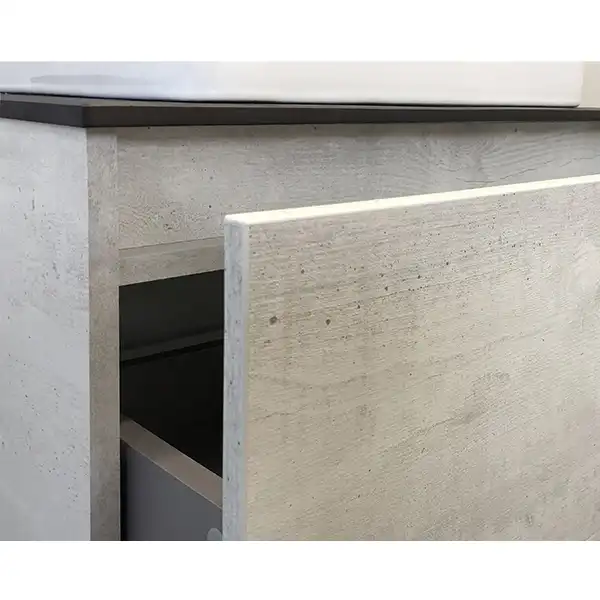 Тумба с умывальником Comforty Прага 60 Дуб белый, 00-00014536 фото 9