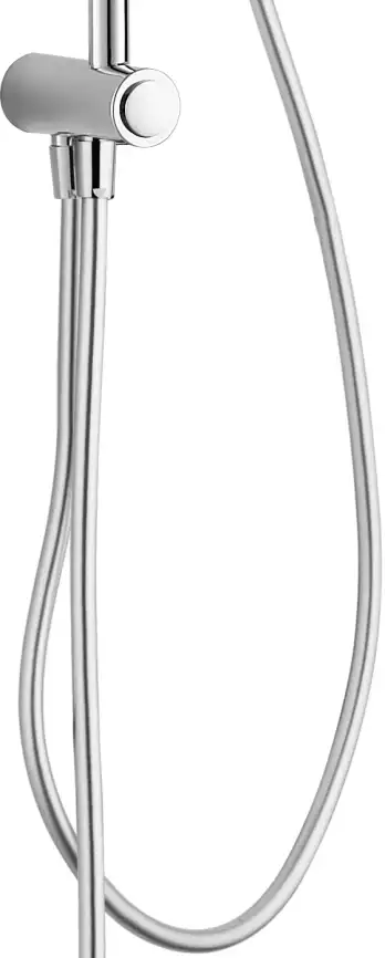 Душевая система Aquanet Practic AF100-70-S-C для ванны и душа без смесителя, с верхним и ручным душем, Хром фото 3