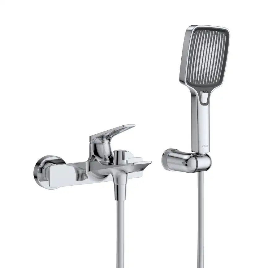 Смеситель для ванны и душа Cezares LINER-VD-01, Хром фото 2