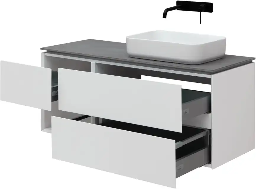 Тумба под раковину Allen Brau Infinity 120 1.21007.WM R белый матовый фото 4