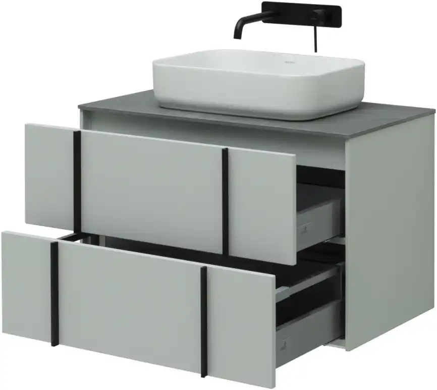 Тумба под раковину Allen Brau Reality 80 1.32005.PWM папирус матовый фото 12