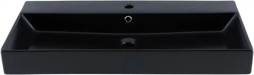 Раковина Sanovit Slim Synergy 85 17085 черный матовый фото 3