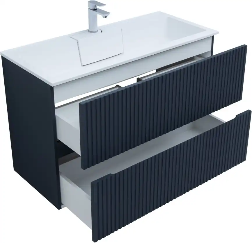 Тумба под раковину Aquanet Джейн 100 маренго 313304 фото 6