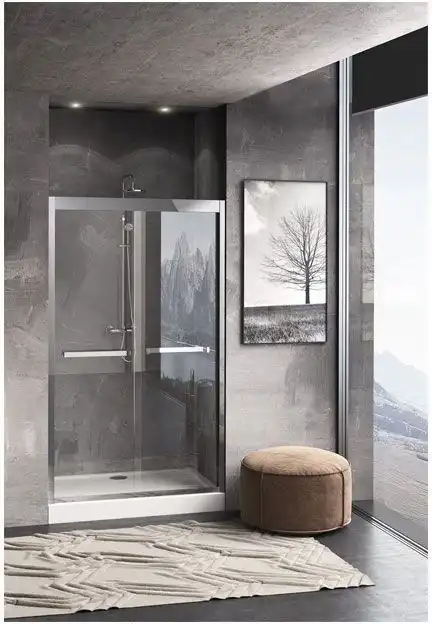 Душевая дверь Aquanet Delta 120 см, NPD6122, профиль Хром, стекло Прозрачное фото 3