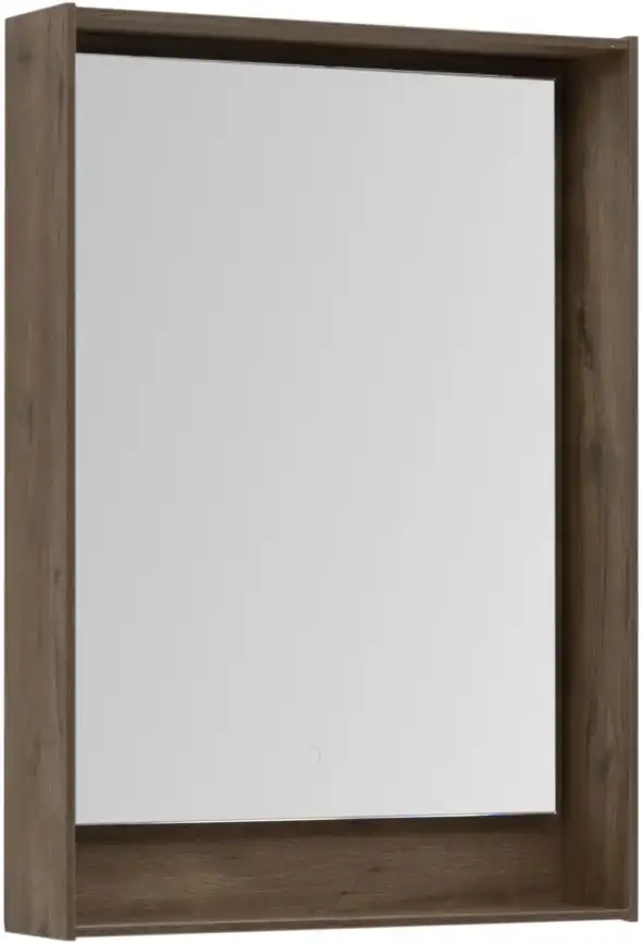 Зеркало Aquanet Милан 60 с подстветкой, сенсорный выключатель, дуб рустикальный, 336398 фото 1