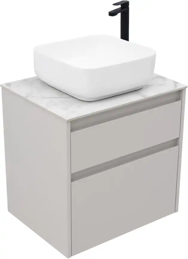 Тумба под раковину Aquanet Nova Lite 2.0 60 бежевый, 346322 фото 4