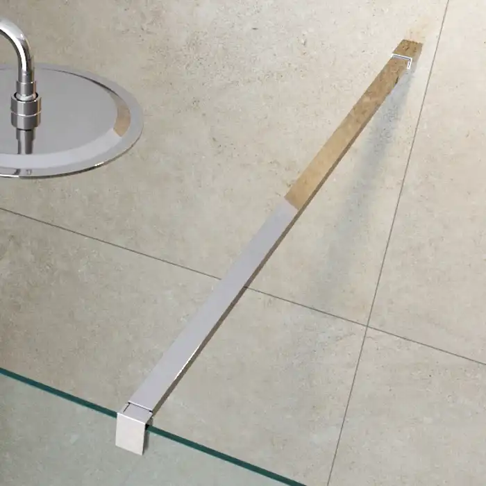 Душевая перегородка CEZARES LIBERTA-L-1-140-120-C-Cr стекло Прозрачное, профиль Хром фото 3