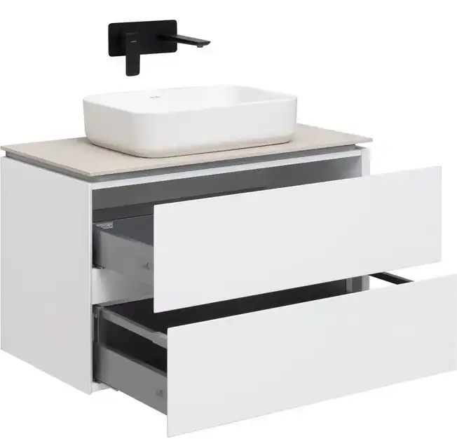 Тумба под раковину Allen Brau Infinity 85 1.21001.WM белый матовый фото 6