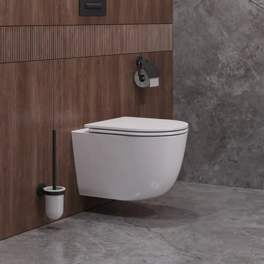 Подвесной унитаз CEZARES RELAX CZR-38088-49-TH-TOR/SC, со смывом TORNADO, с сиденьем микролифт фото 14