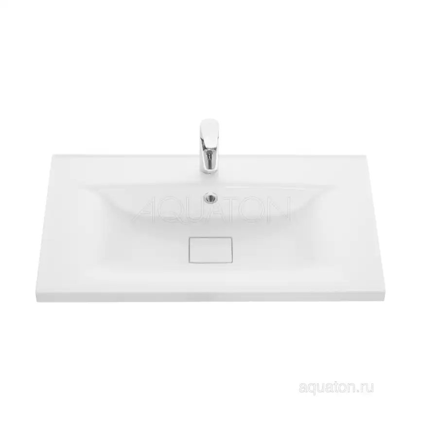 Раковина AQUATON Айрис M 800 белая 1A73263KAG010 фото 3