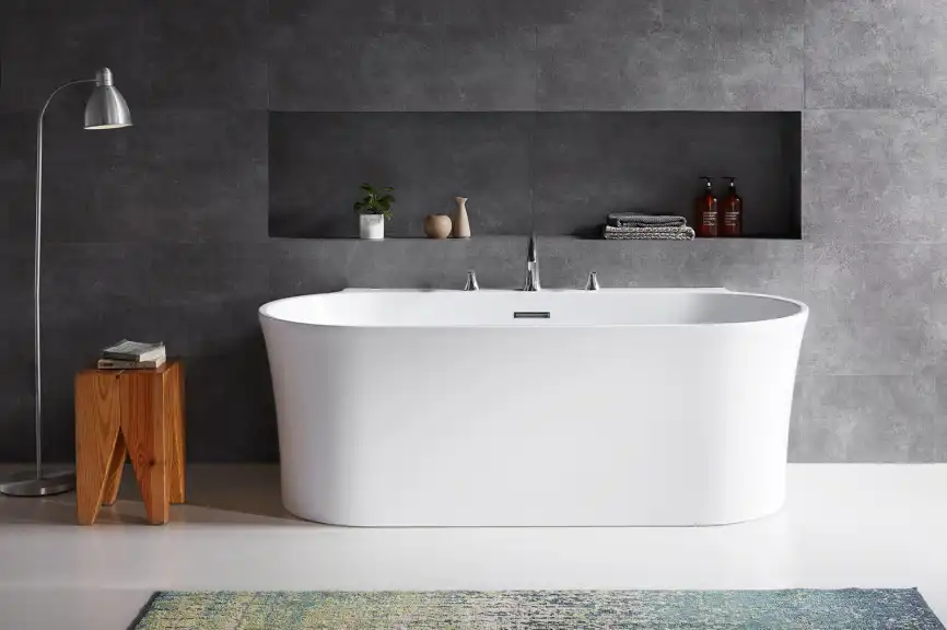 Акриловая ванна BelBagno 170х80 BB409-1700-800, отдельностоящая, Белая глянцевая фото 3