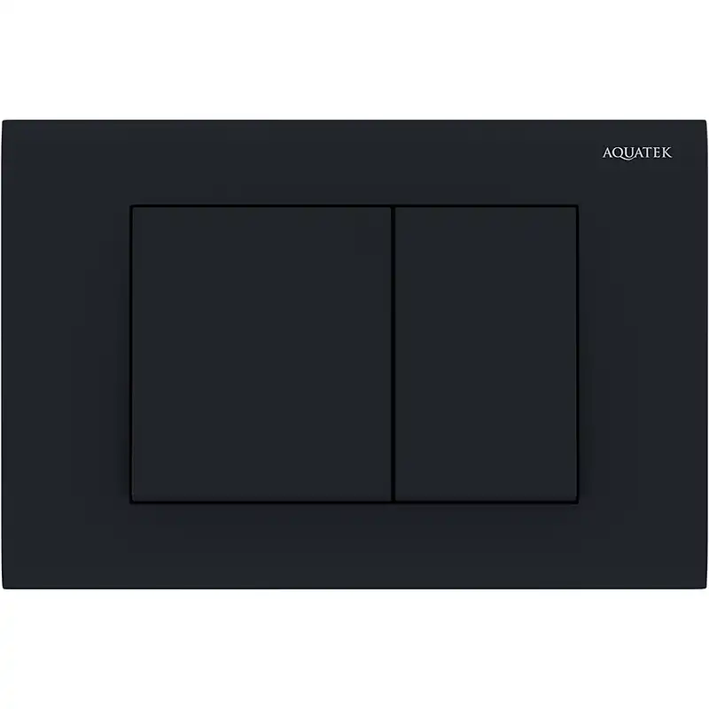 Панель смыва Aquatek Черная матовая (клавиши квадрат) KDI-0000012 фото 1