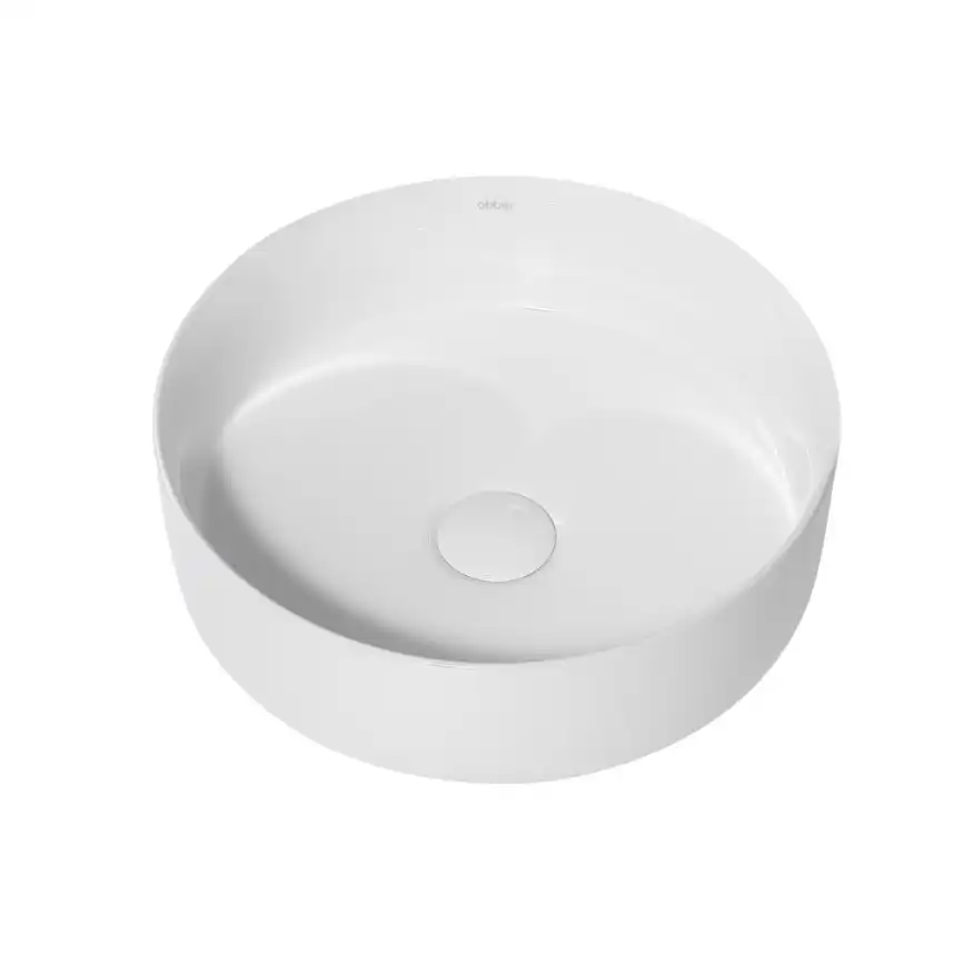 Раковина накладная ABBER BEQUEM 36х36х12 AC2108, круглая, белая фото 3