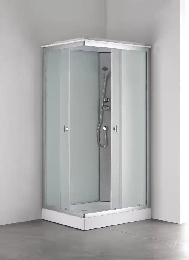 Душевая кабина Loranto 100х80 CS-5180-13R F, низкий поддон, цвет профиля сатин фото 19