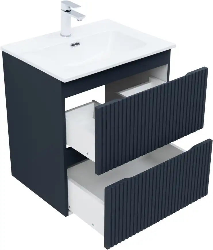 Тумба под раковину Aquanet Джейн (Flat) 60 маренго, подвесная, 335427 фото 6