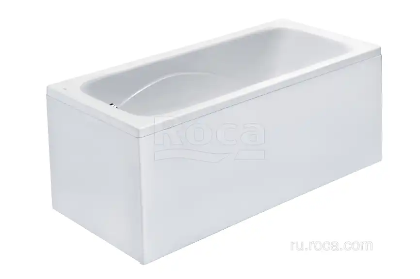 Акриловая ванна Roca LINE 160х70 ZRU9302985 прямоугольная, Белая фото 2