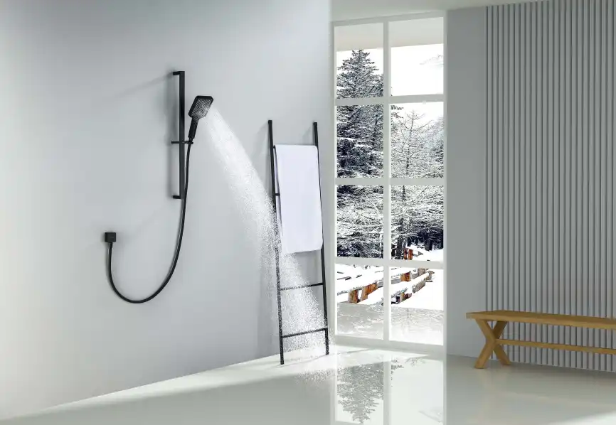 Душевой гарнитур Aquatek ЛИБРА AQ2019MB, Черный матовый фото 6