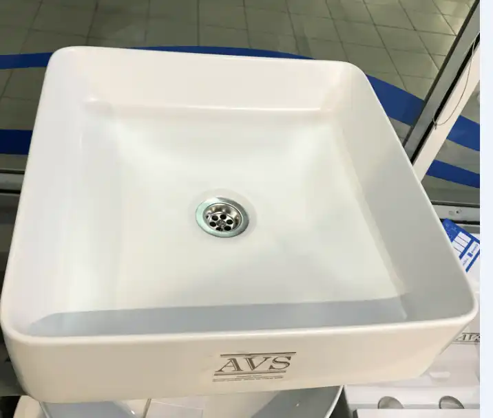 Раковина AVS Леон 40х40 белая матовая фото 2